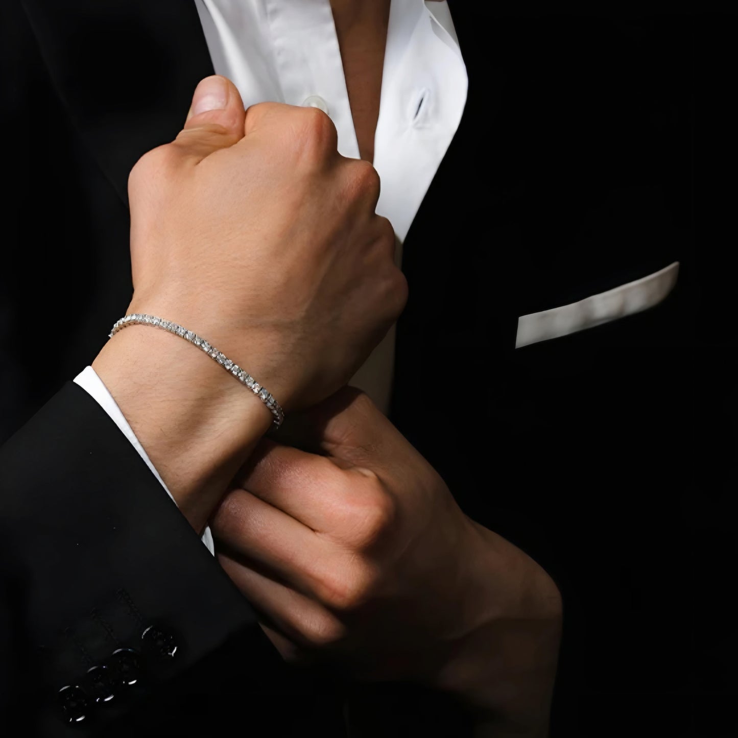 2.5mm Moissanite Tennis Bracelet