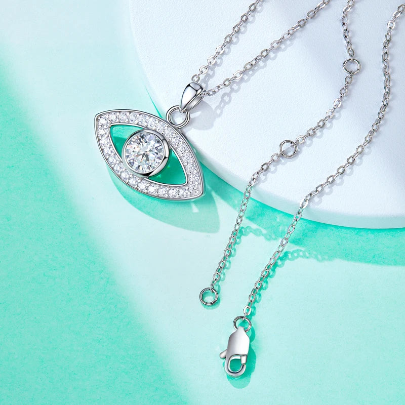 EyeAdorn Elegance Moissanite Necklace