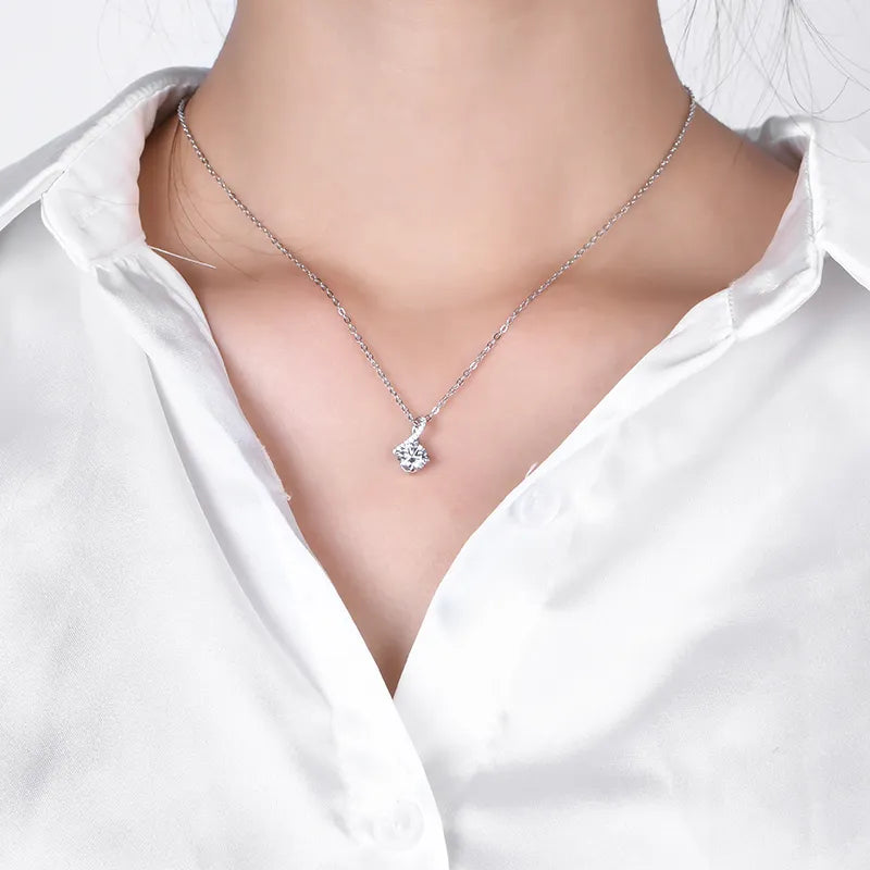 Luxe Luminosity Moissanite Necklace