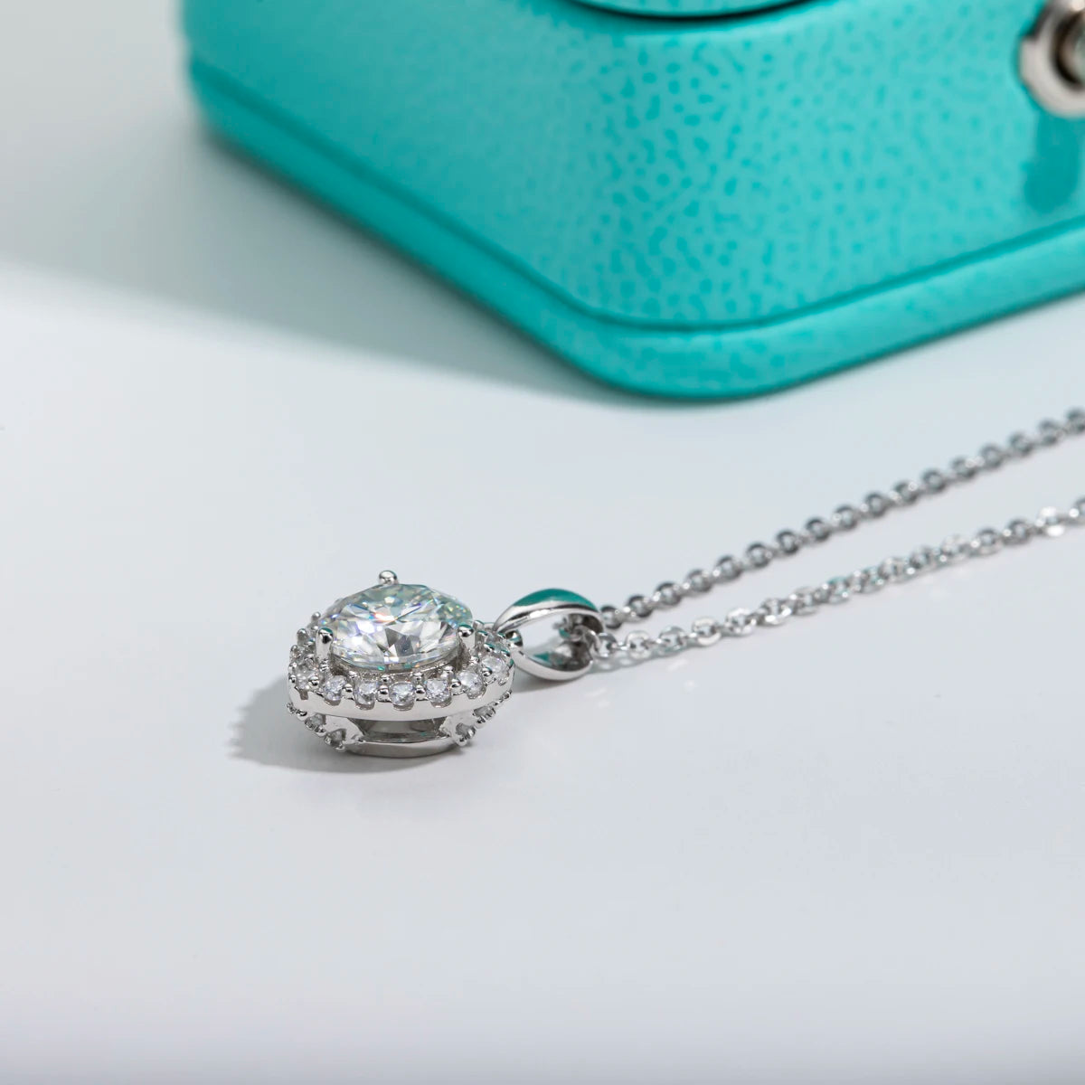 Heart of Desire Moissanite Necklace