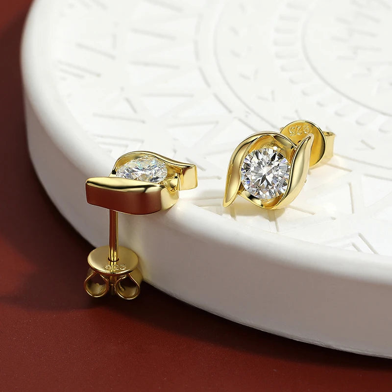 Moissanite Earrings Mystique Mirage