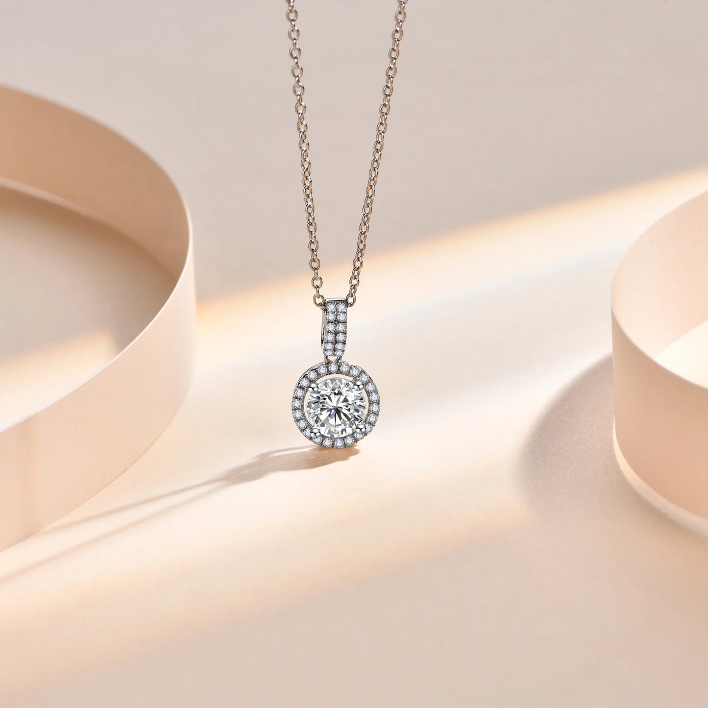 Moonlit Mystique Moissanite Necklace