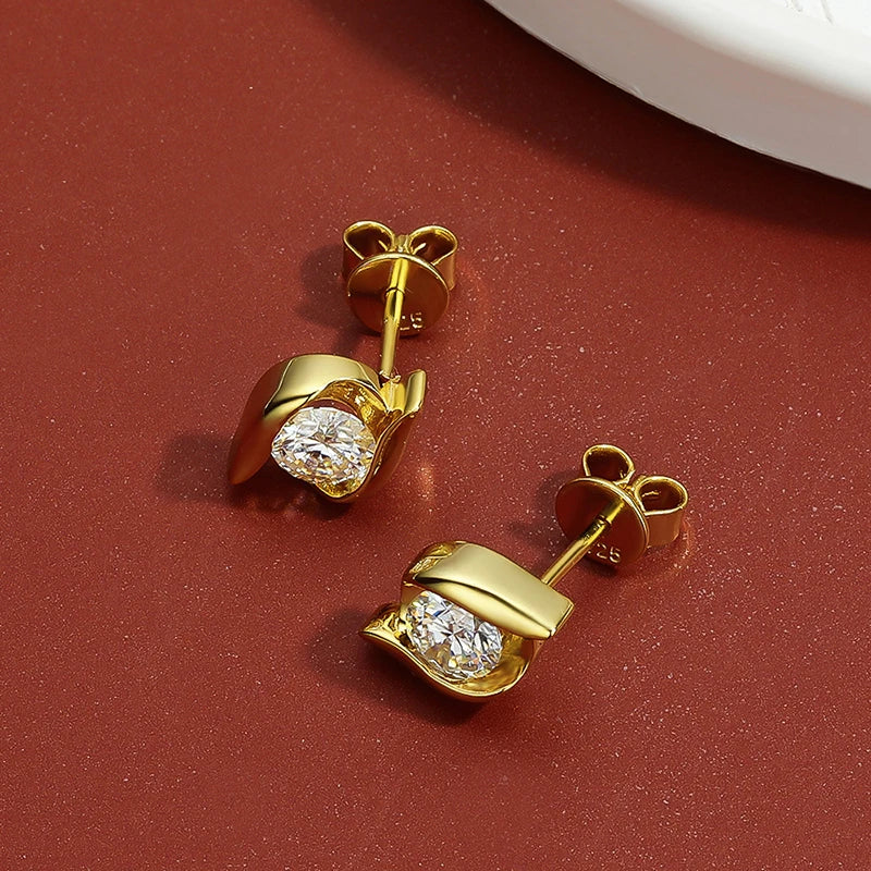 Moissanite Earrings Mystique Mirage