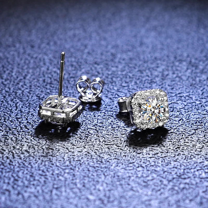Moissanite Earrings Stardust Siren Studs