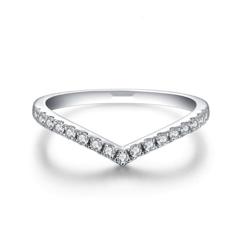 Moissanite Ring Infinity