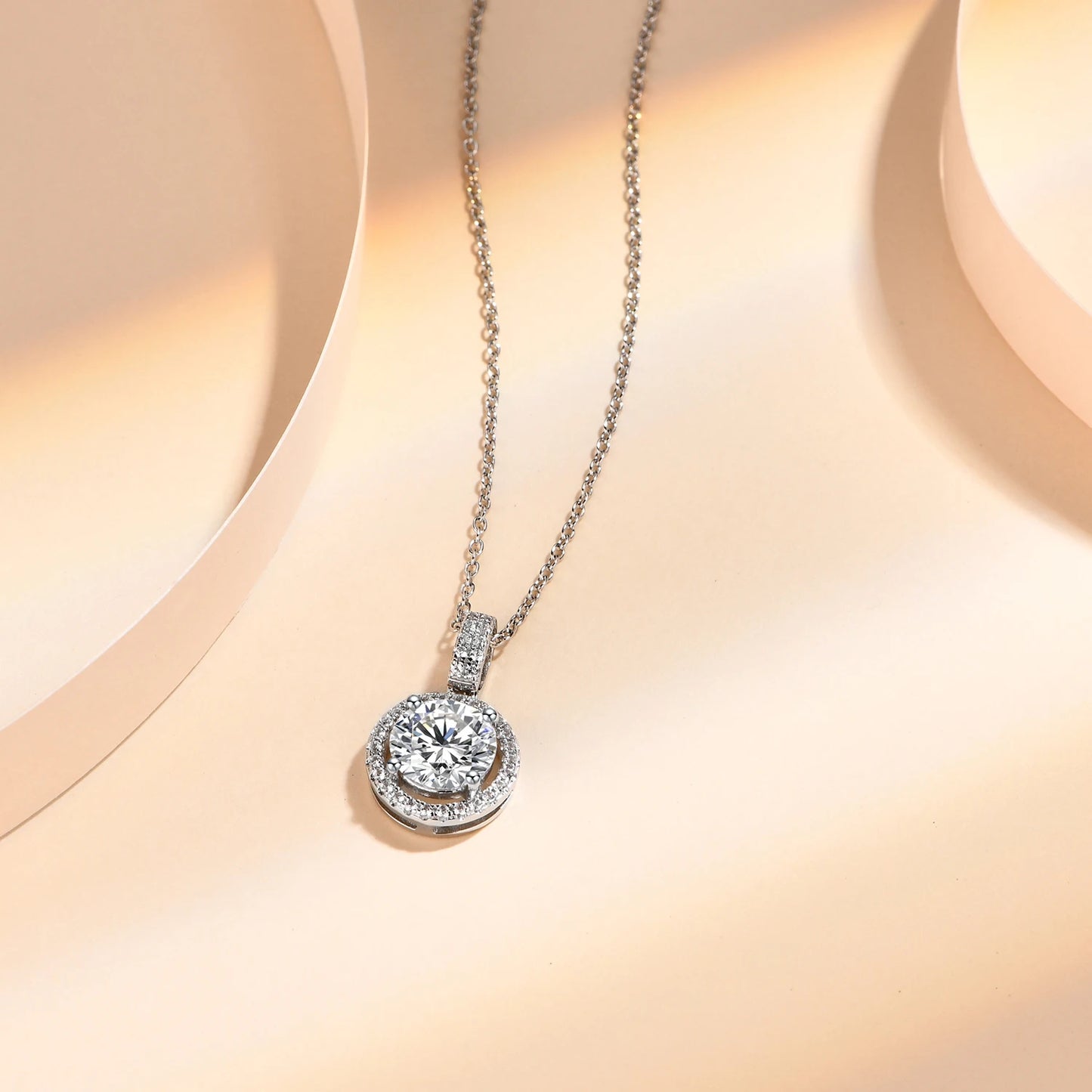 Moonlit Mystique Moissanite Necklace