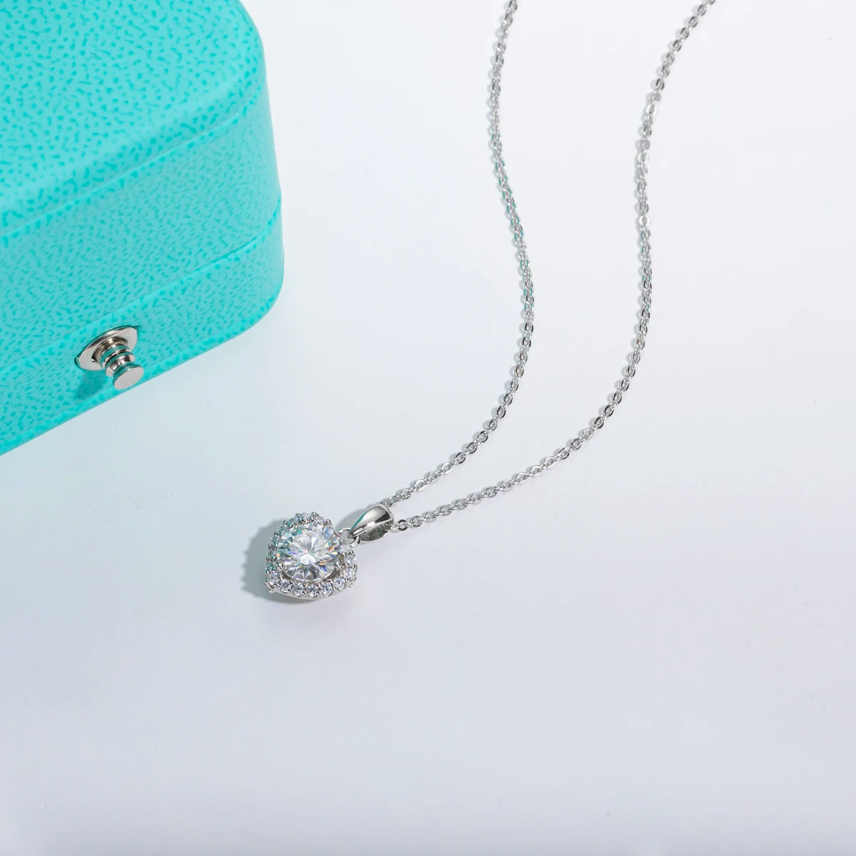 Heart of Desire Moissanite Necklace