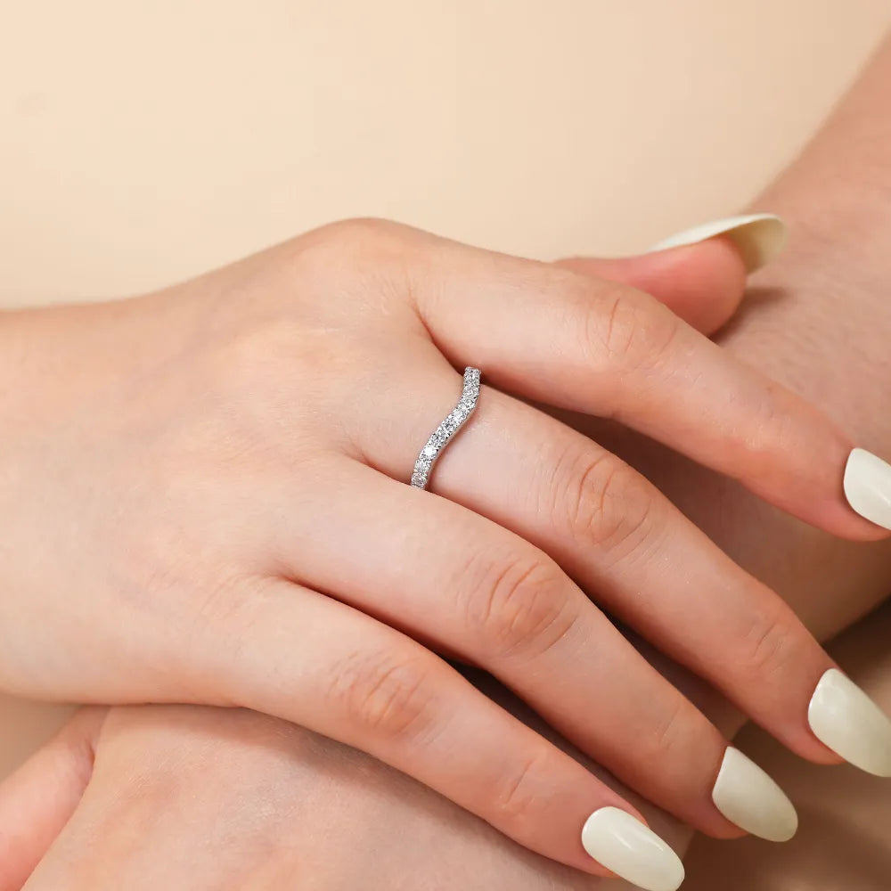 Moissanite Ring Eternity