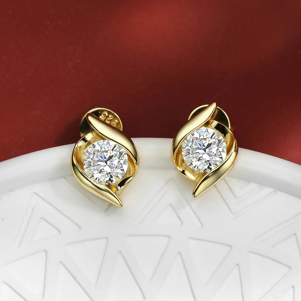 Moissanite Earrings Mystique Mirage