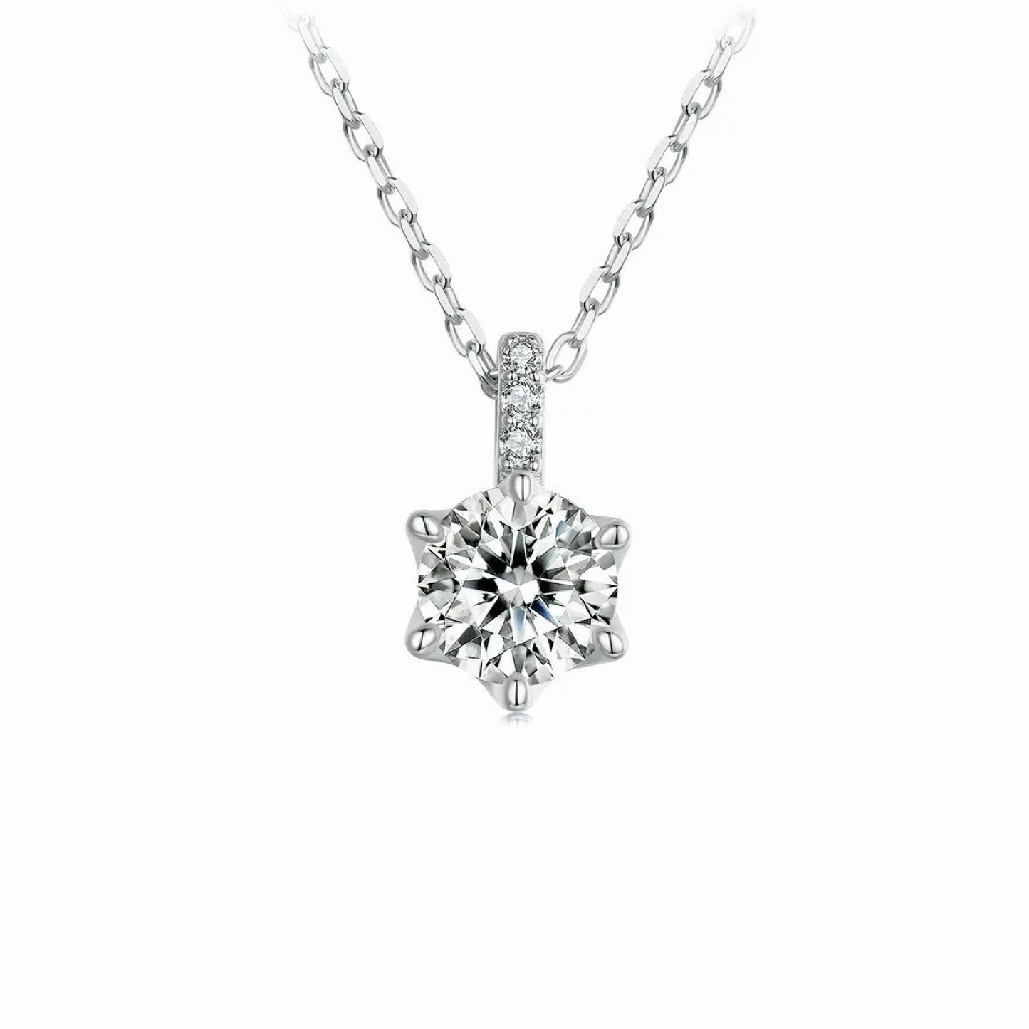 Serenity Glow Moissanite Necklace