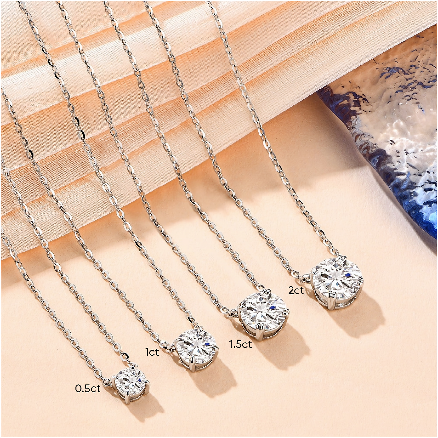 Timeless Luster Moissanite Necklace
