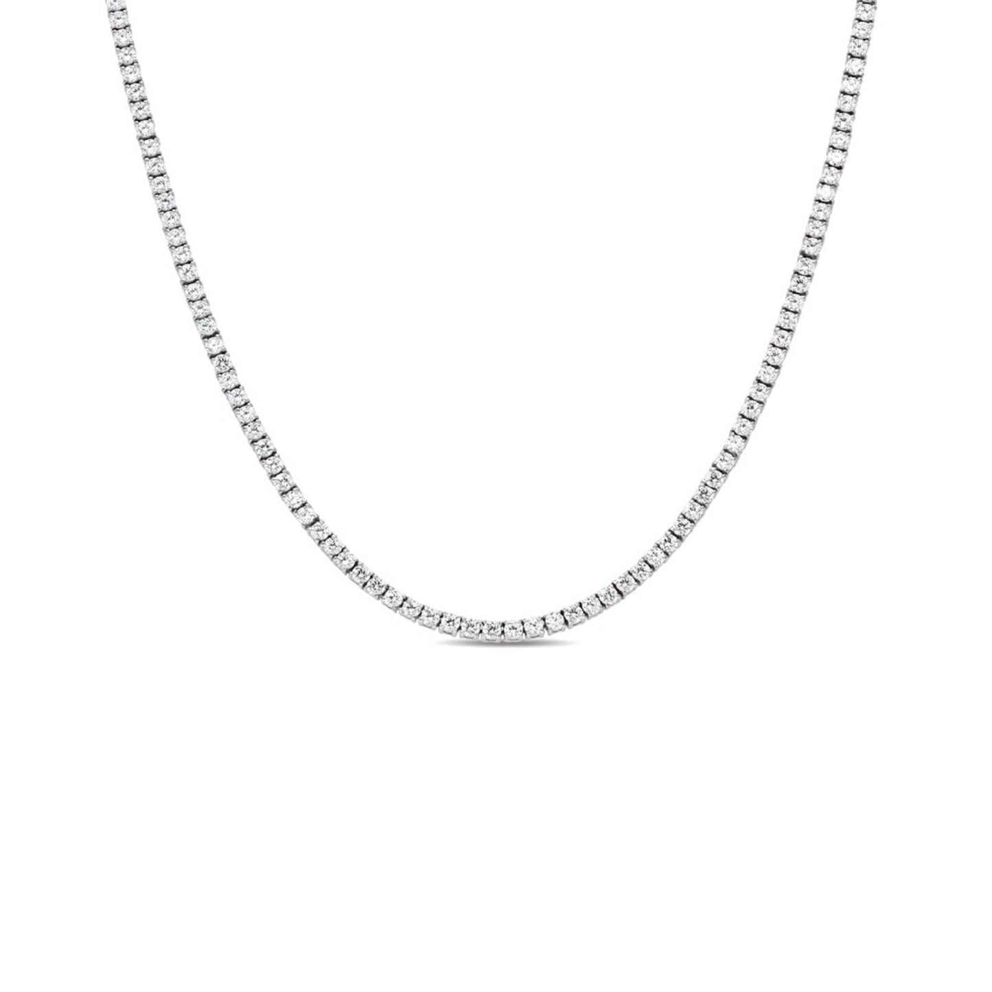 3mm Moissanite Tennis Necklace