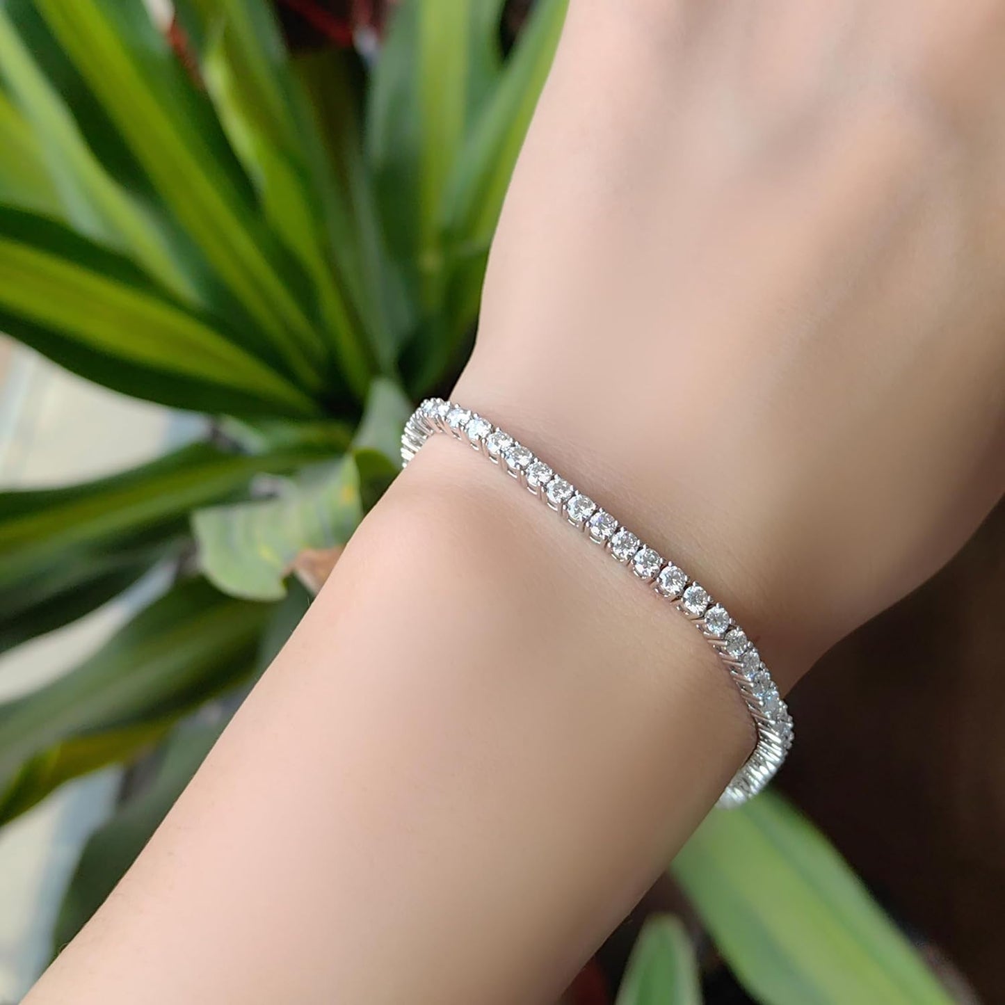 3mm Moissanite Tennis Bracelet