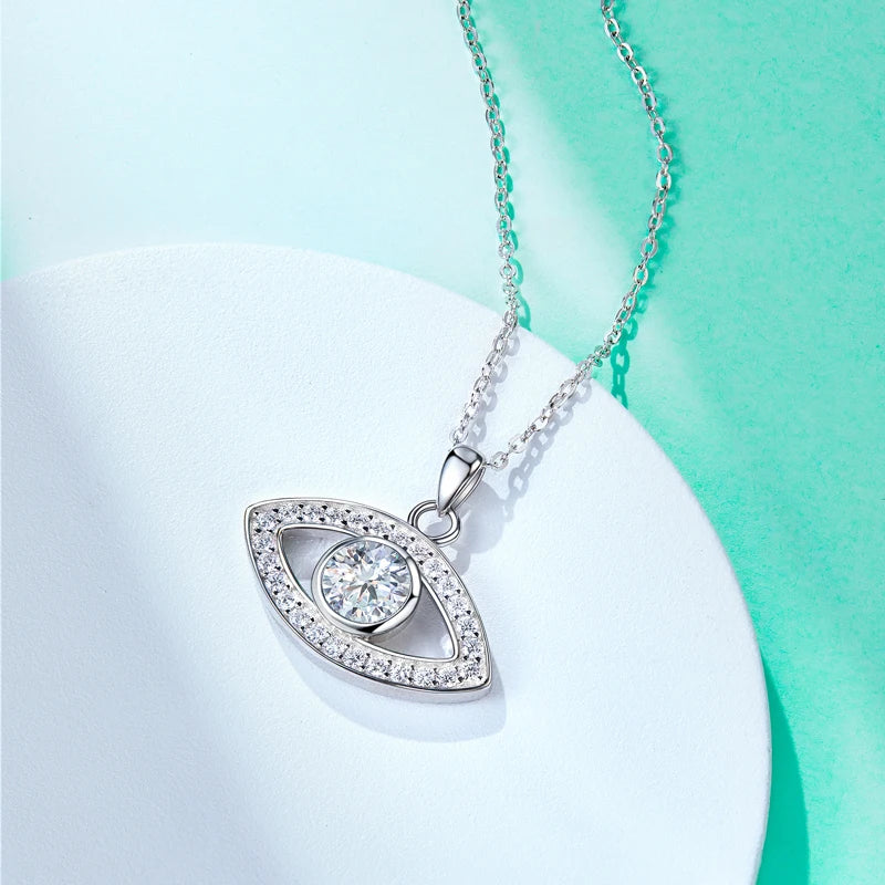 EyeAdorn Elegance Moissanite Necklace