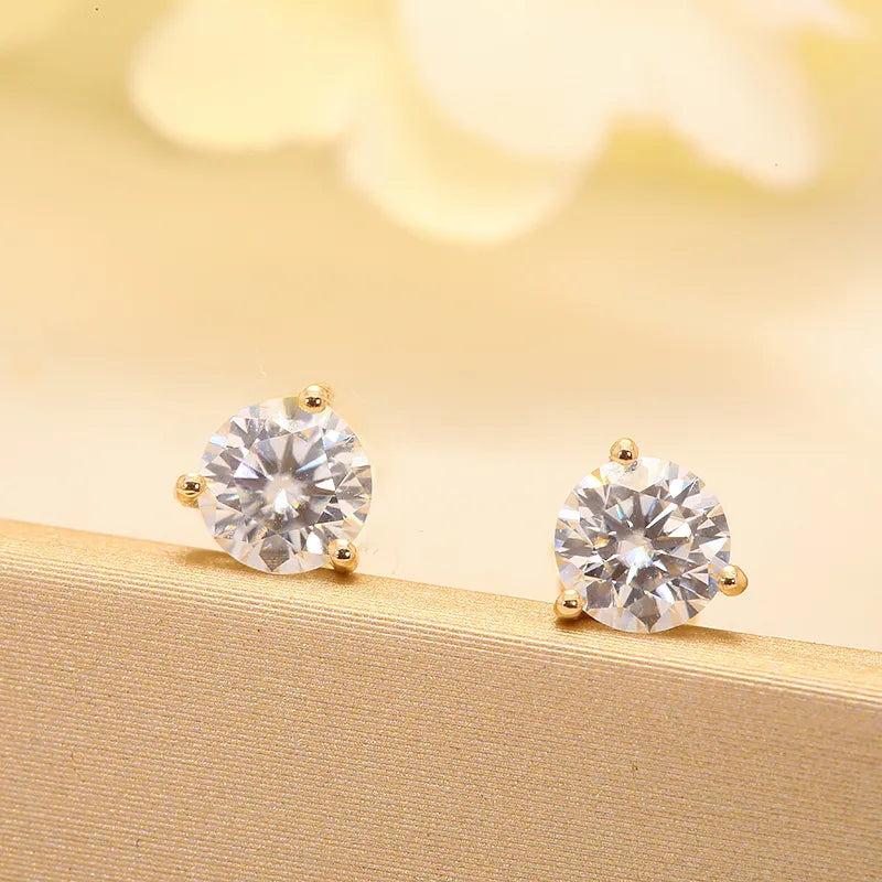 Moissanite Earrings Eternal Embrace