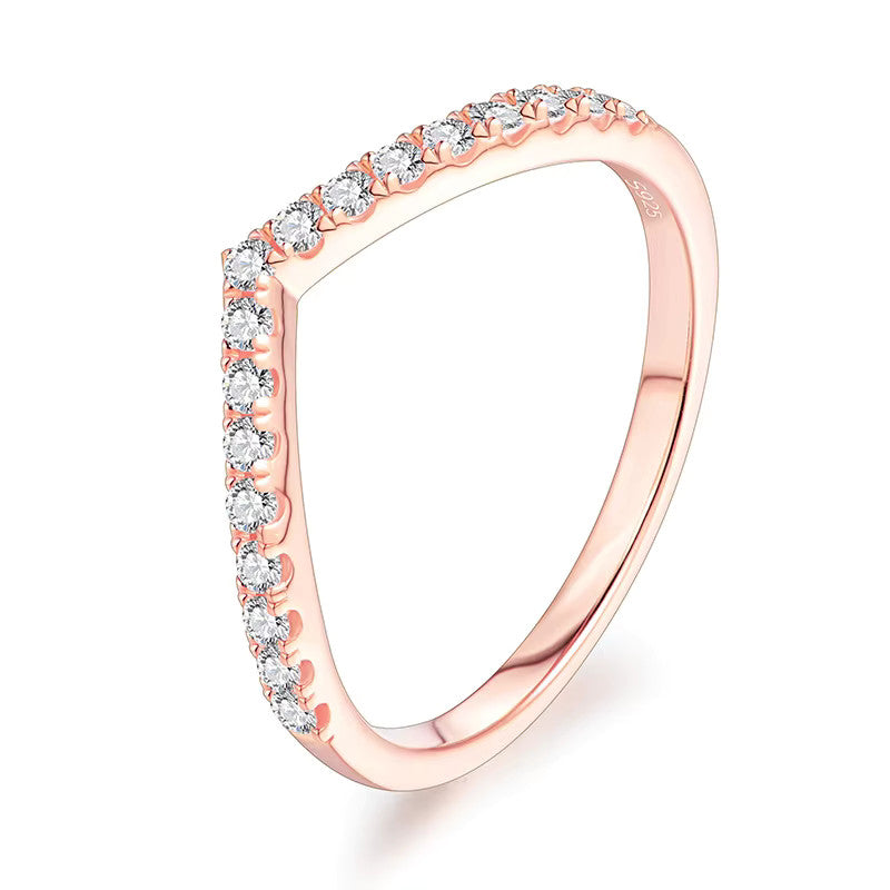 Moissanite Ring Infinity