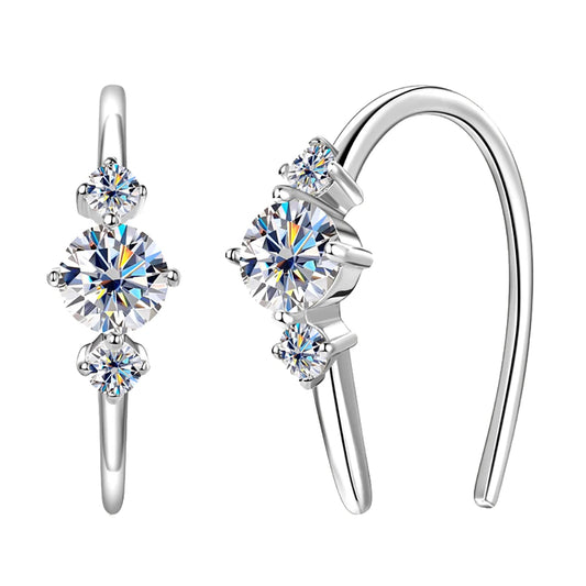 Moissanite Earring Serene Sparkle