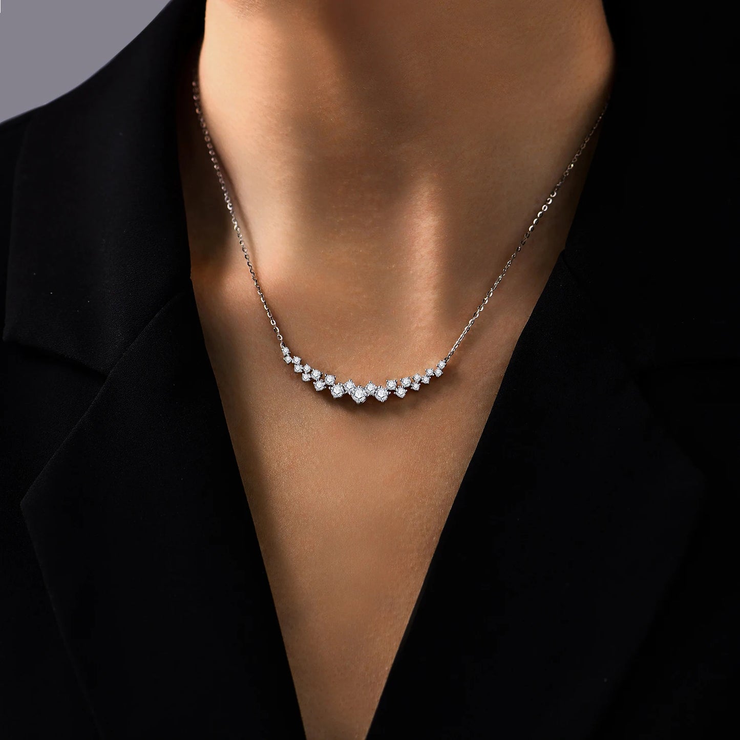 Majestic Radiance Moissanite Necklace