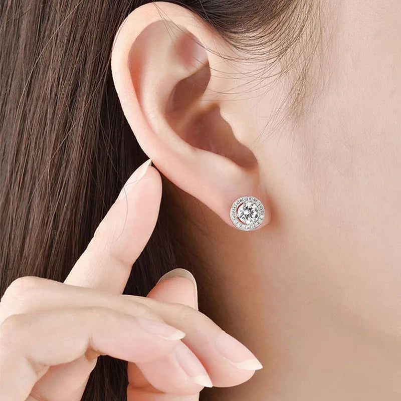 Moissanite Earring Mirage Studs