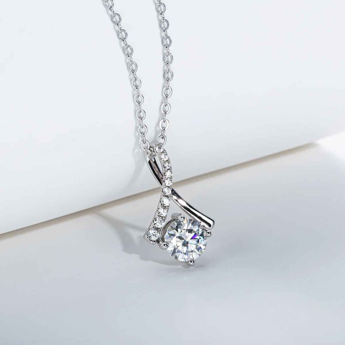 Enchanted Ember Moissanite Necklace