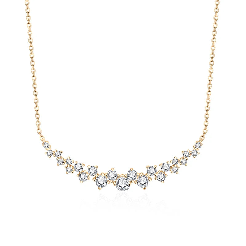 Majestic Radiance Moissanite Necklace