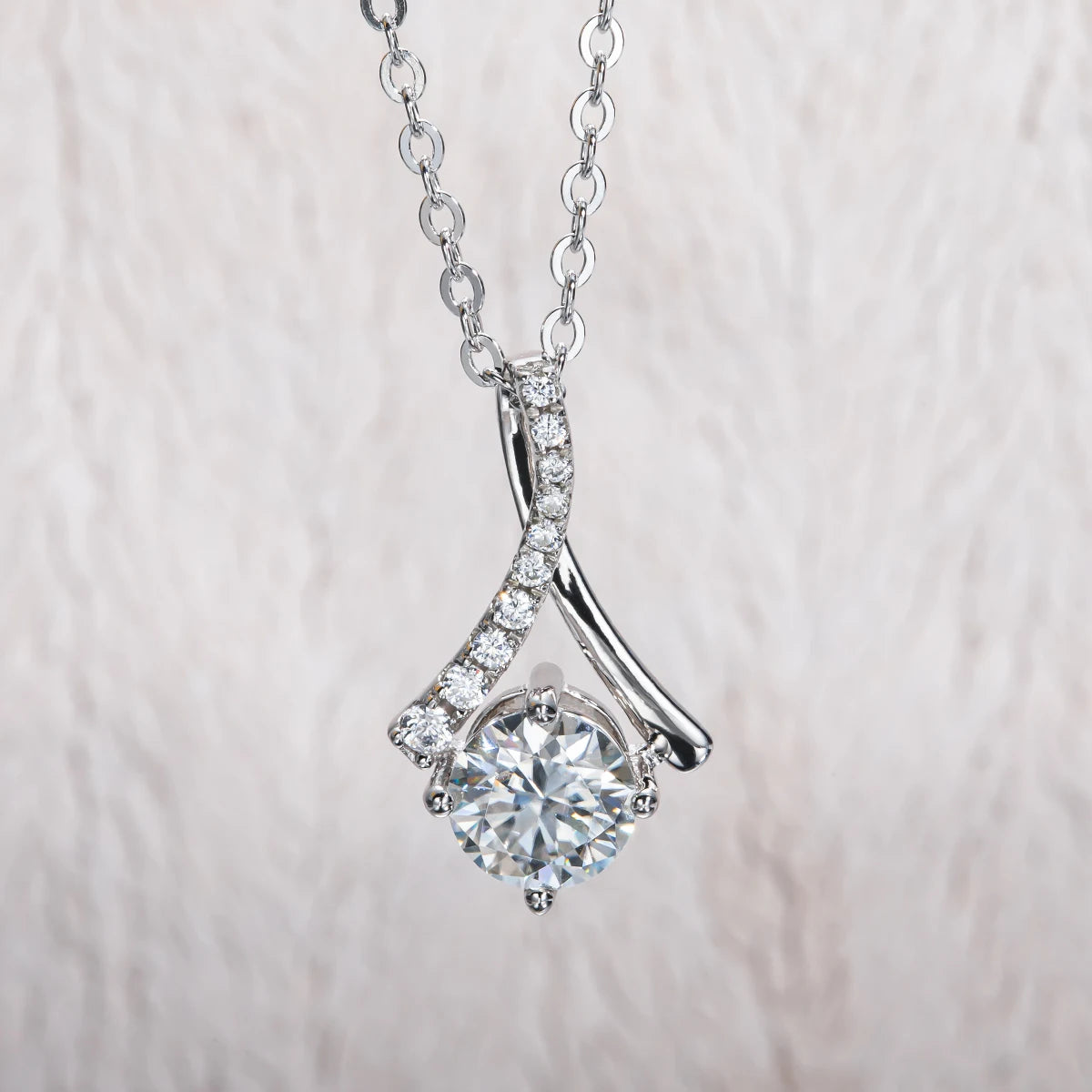 Enchanted Ember Moissanite Necklace