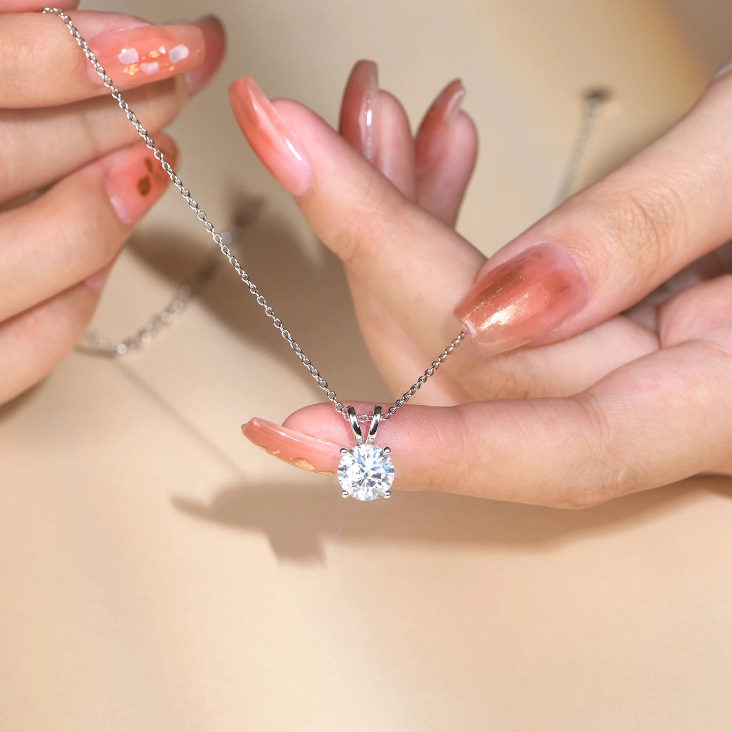 Celestial Symphony Moissanite Necklace