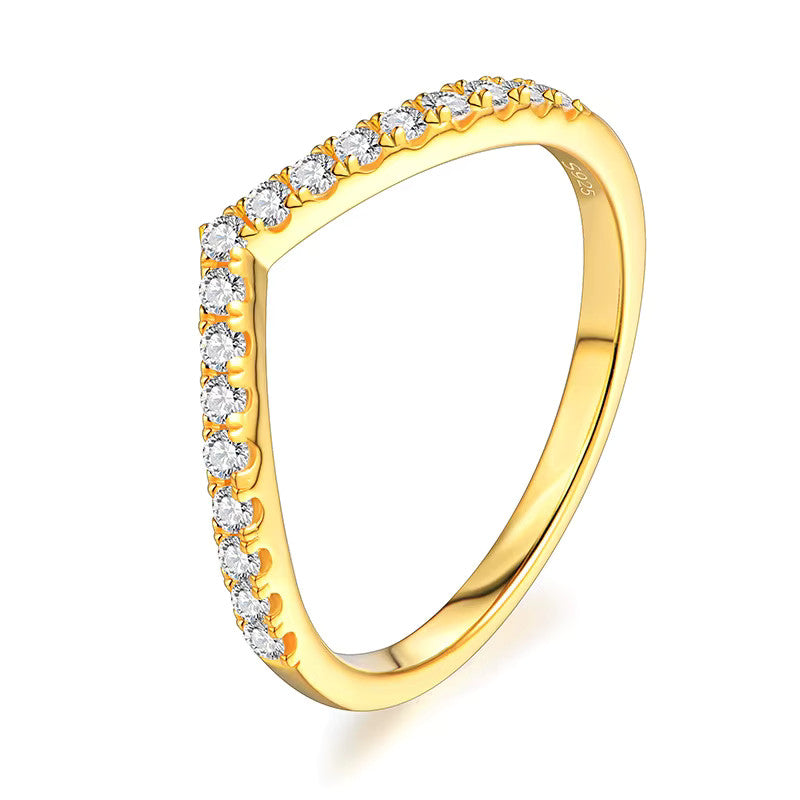 Moissanite Ring Infinity