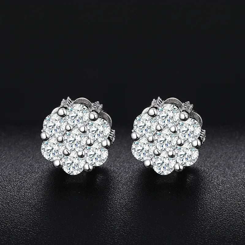 Moissanite Earrings Enigmatic