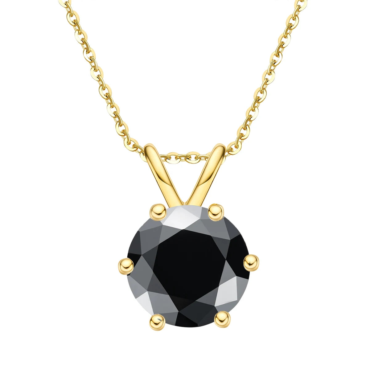 Black Diamond Moissanite Necklace