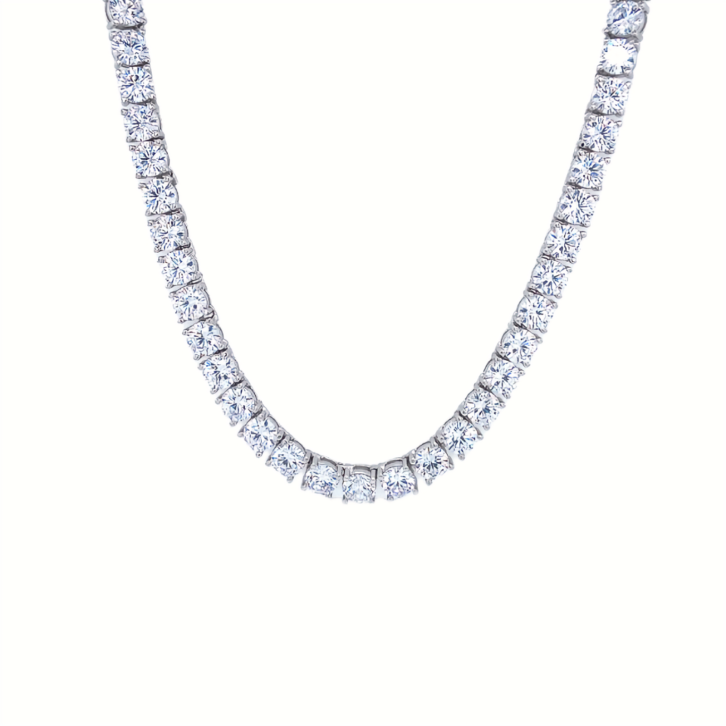 5mm Moissanite Tennis Necklace