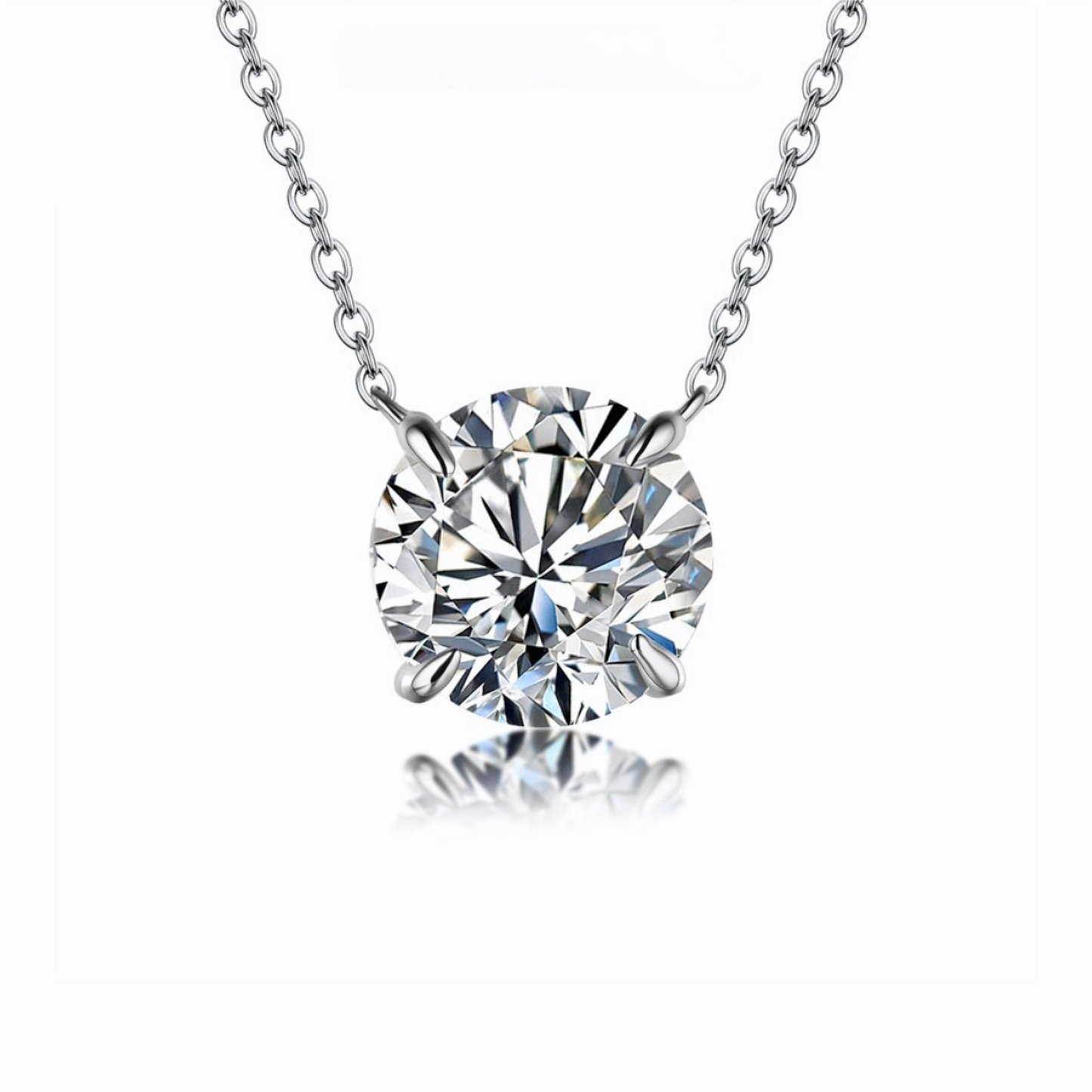 Timeless Luster Moissanite Necklace