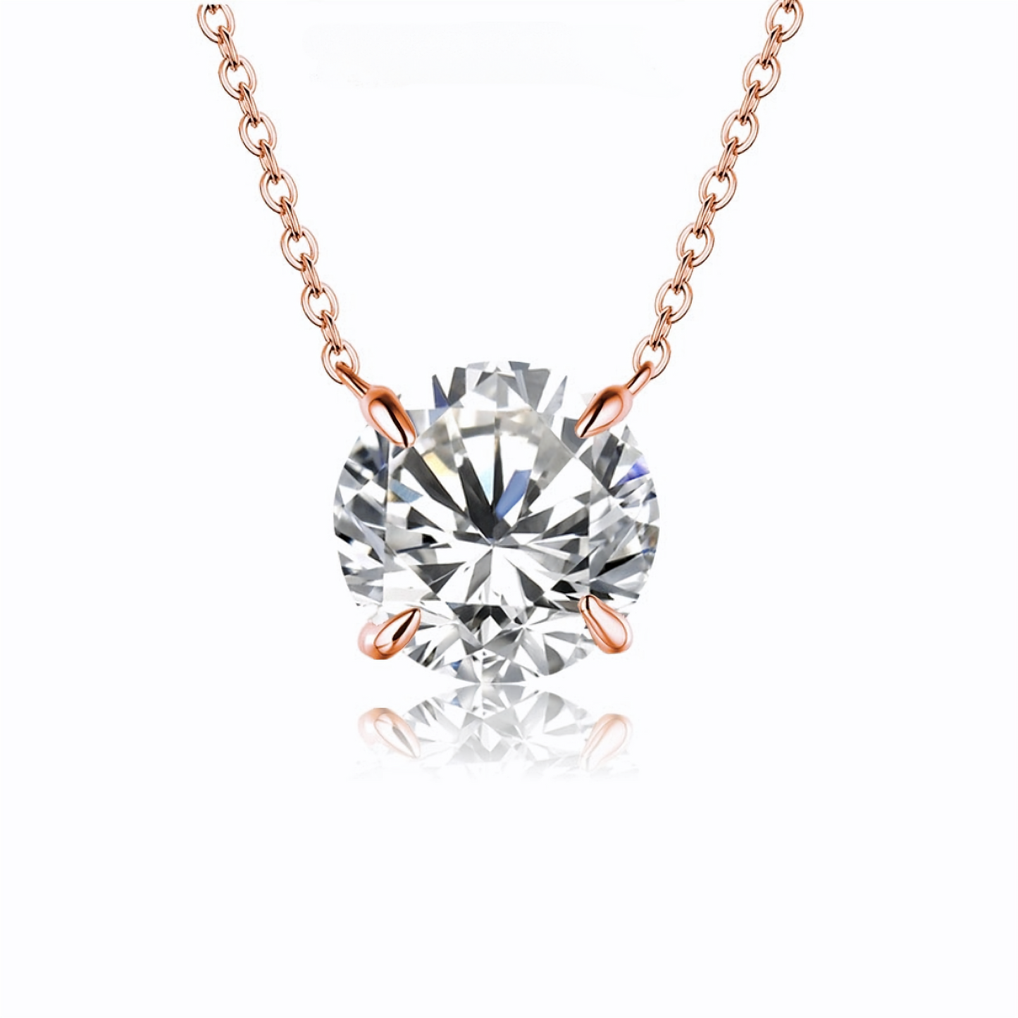 Timeless Luster Moissanite Necklace