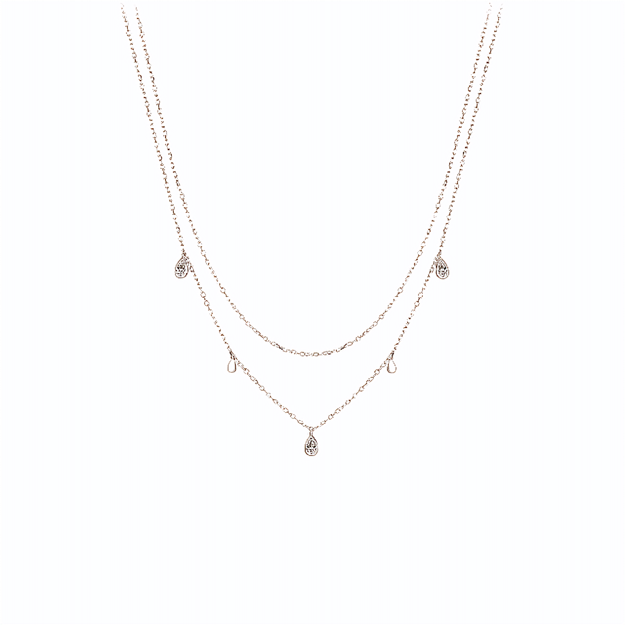 Stardust Serenity Moissanite Necklace