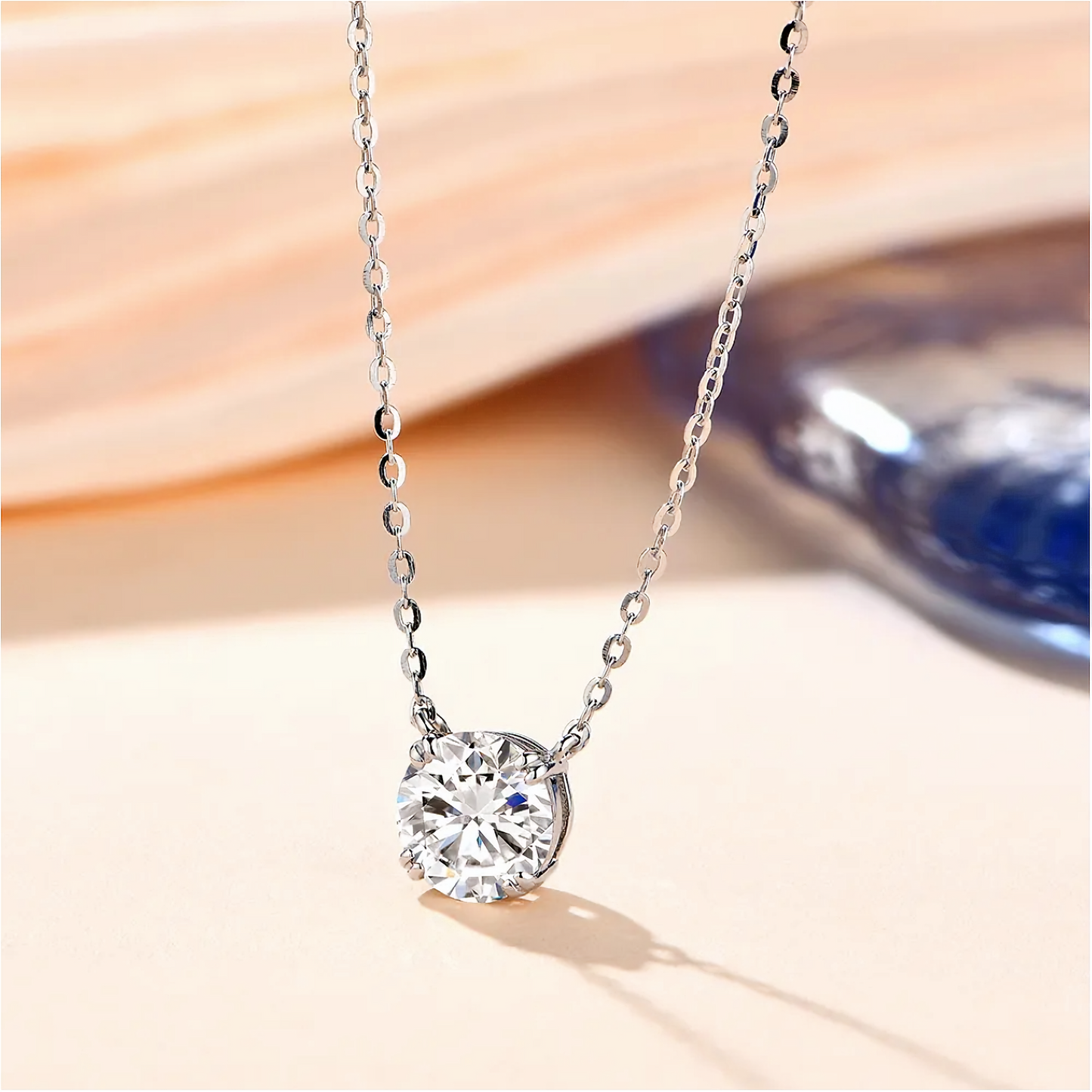 Timeless Luster Moissanite Necklace