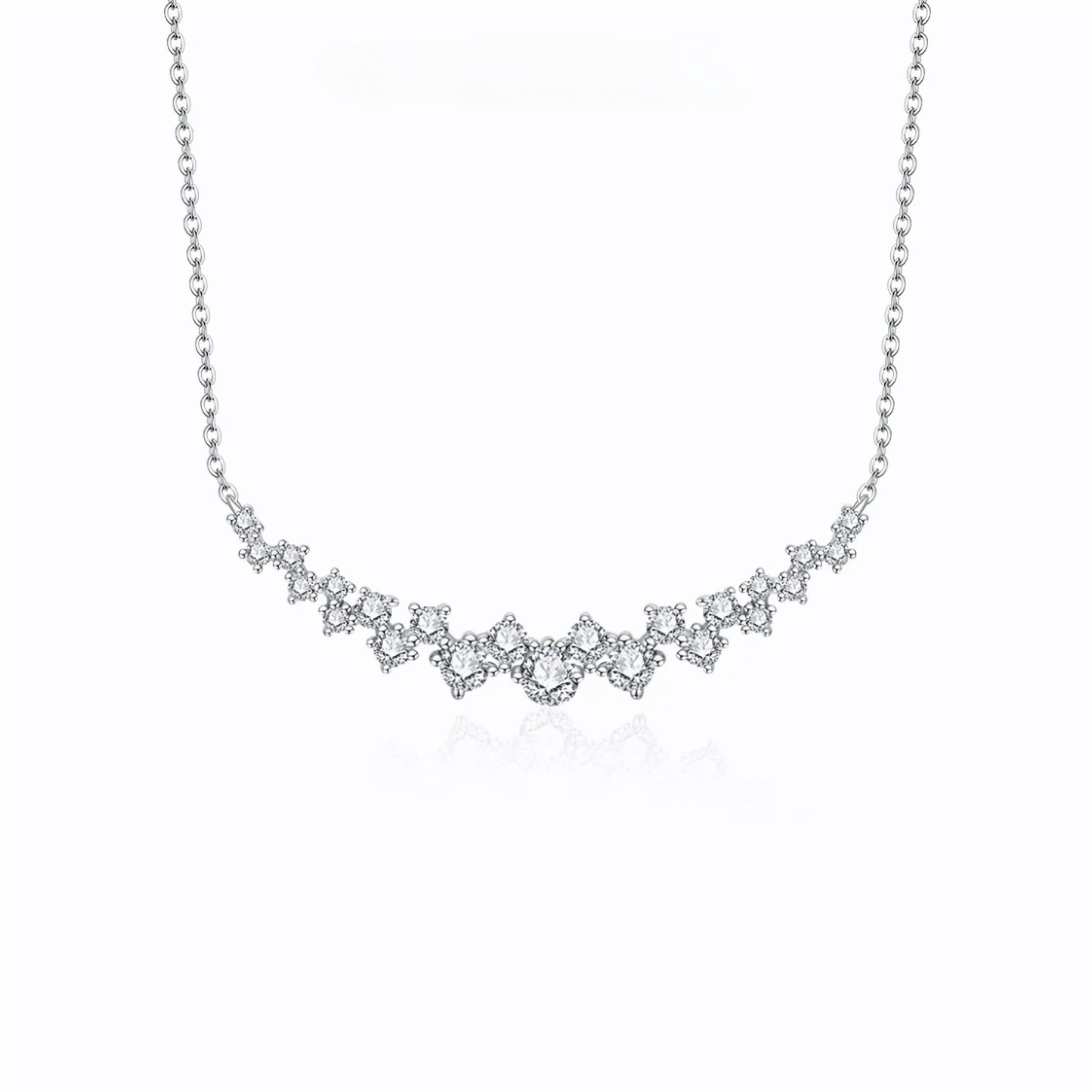 Majestic Radiance Moissanite Necklace