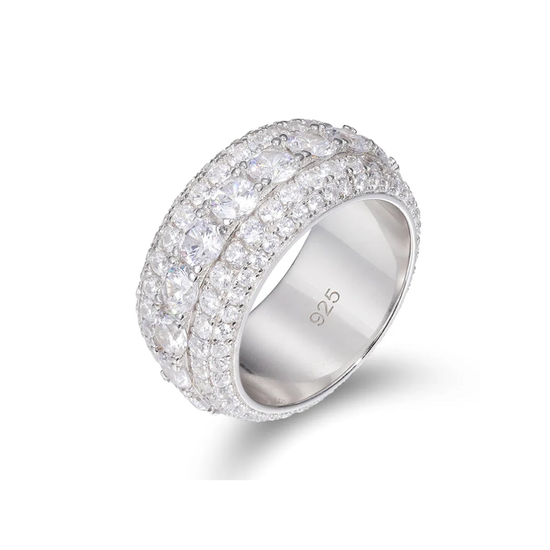 Moissanite Iced Out Ring