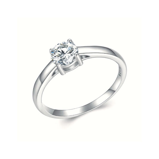 Moissanite Timeless Engagement Ring