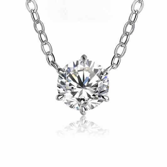 Lunar Luminescence Moissanite Necklace