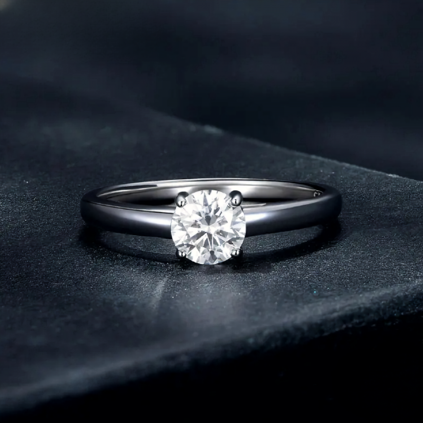 Moissanite Timeless Engagement Ring