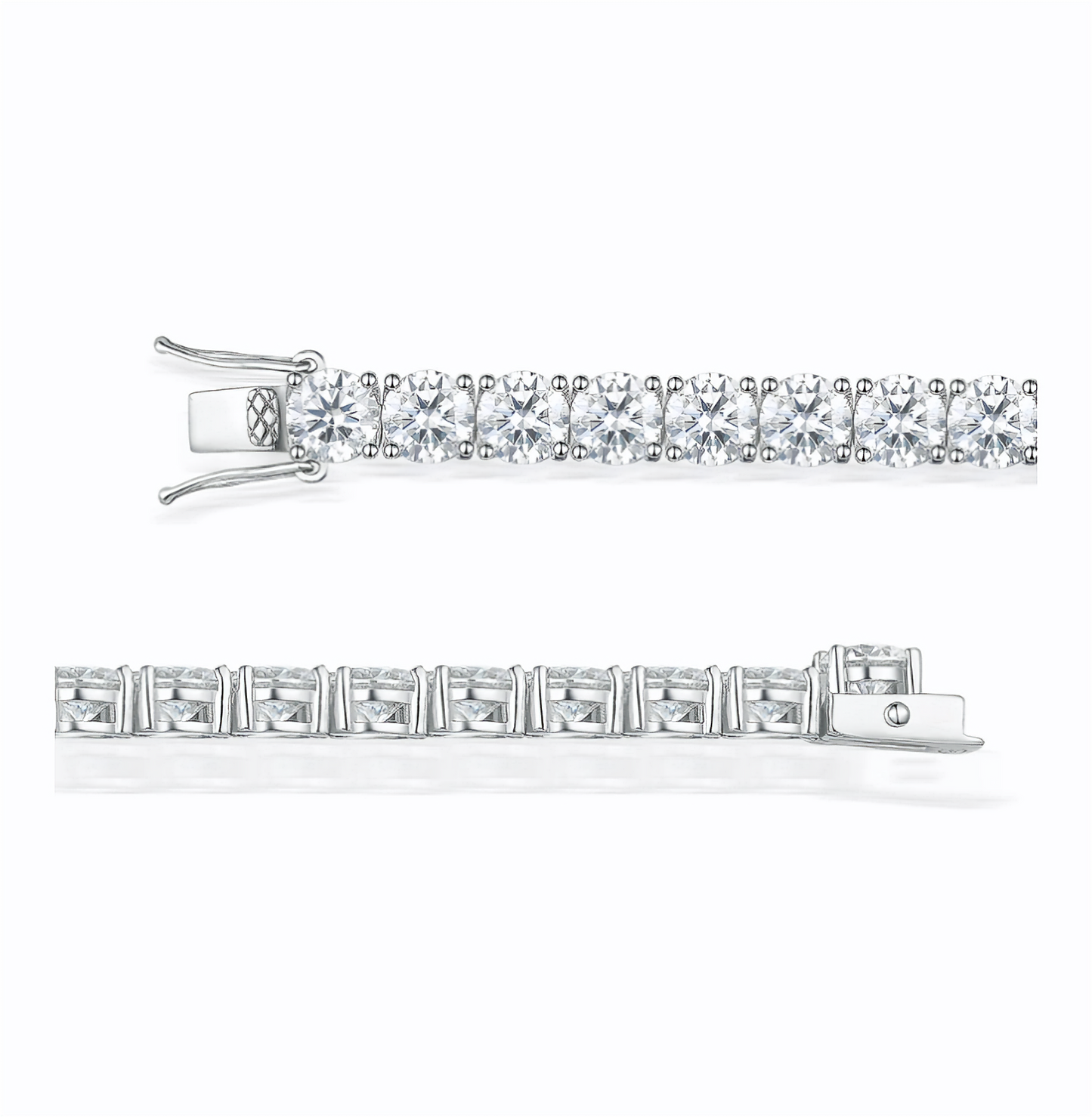 6.5mm Moissanite Tennis Bracelet