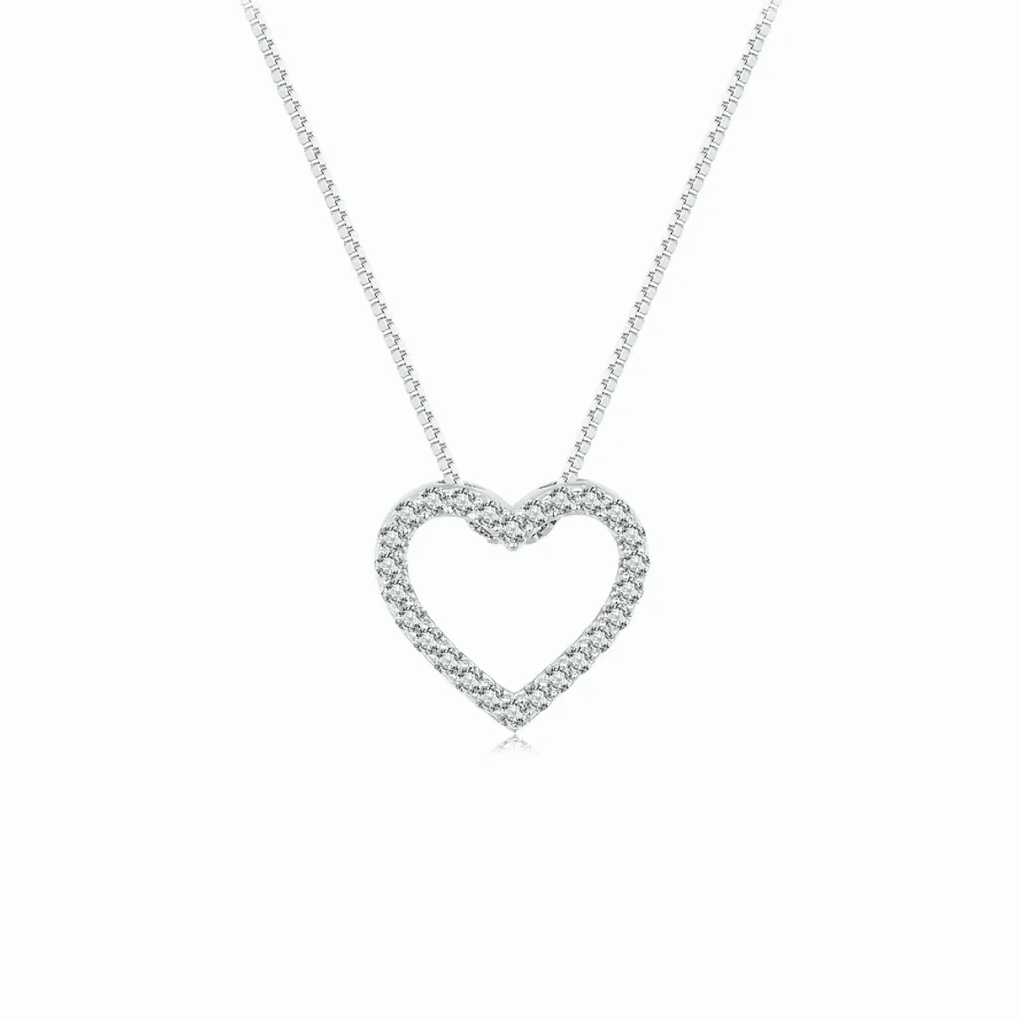 Eternal Heart Moissanite Necklace