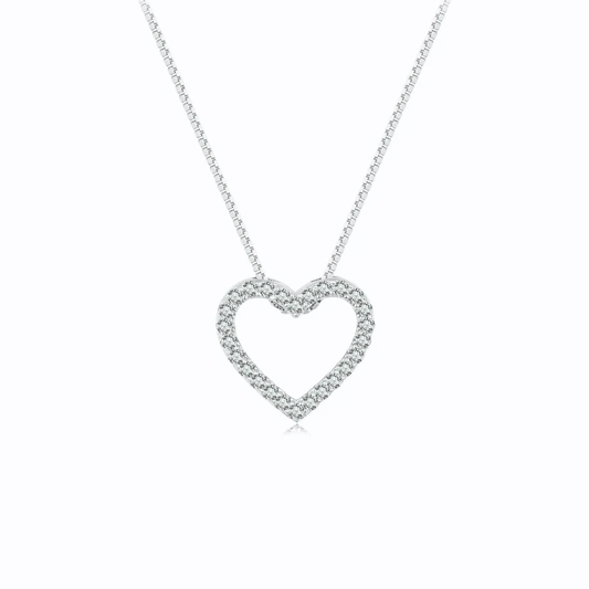 Eternal Heart Moissanite Necklace