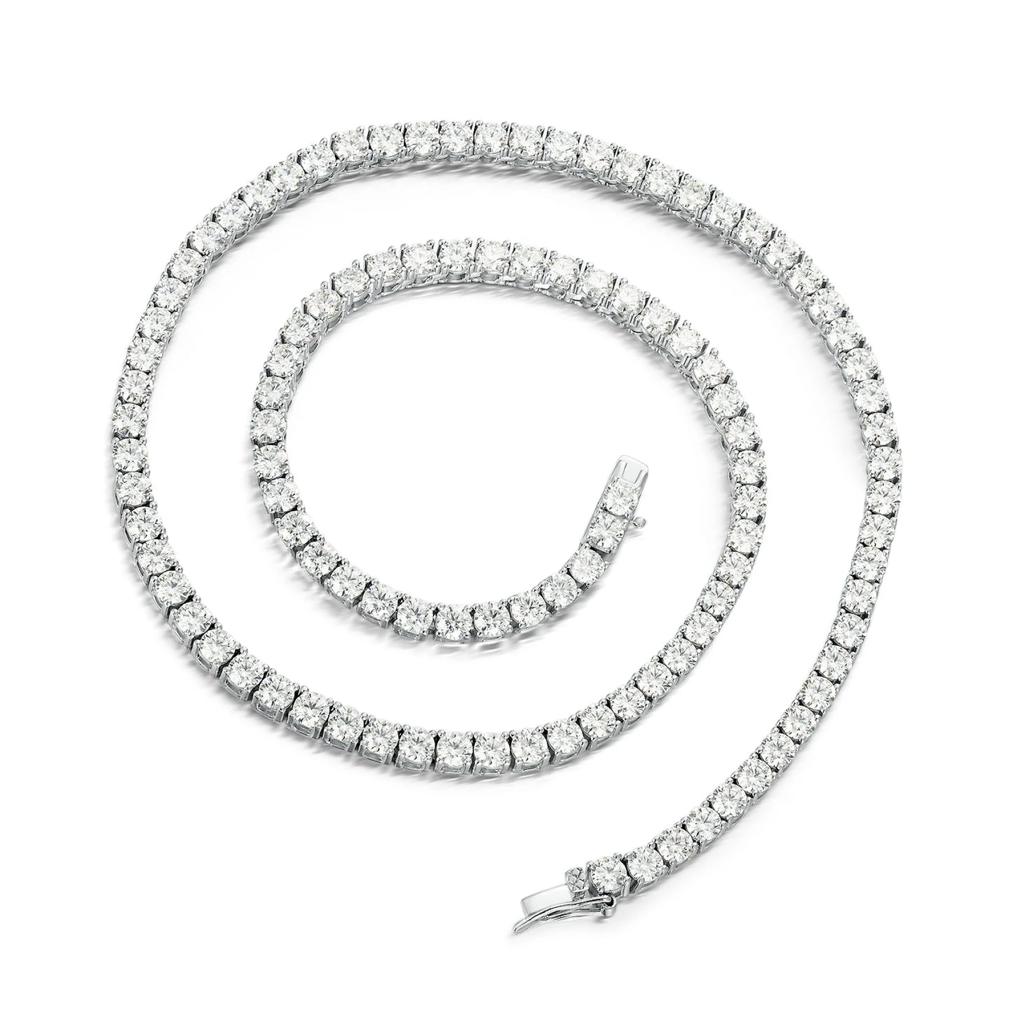 5mm Moissanite Tennis Necklace