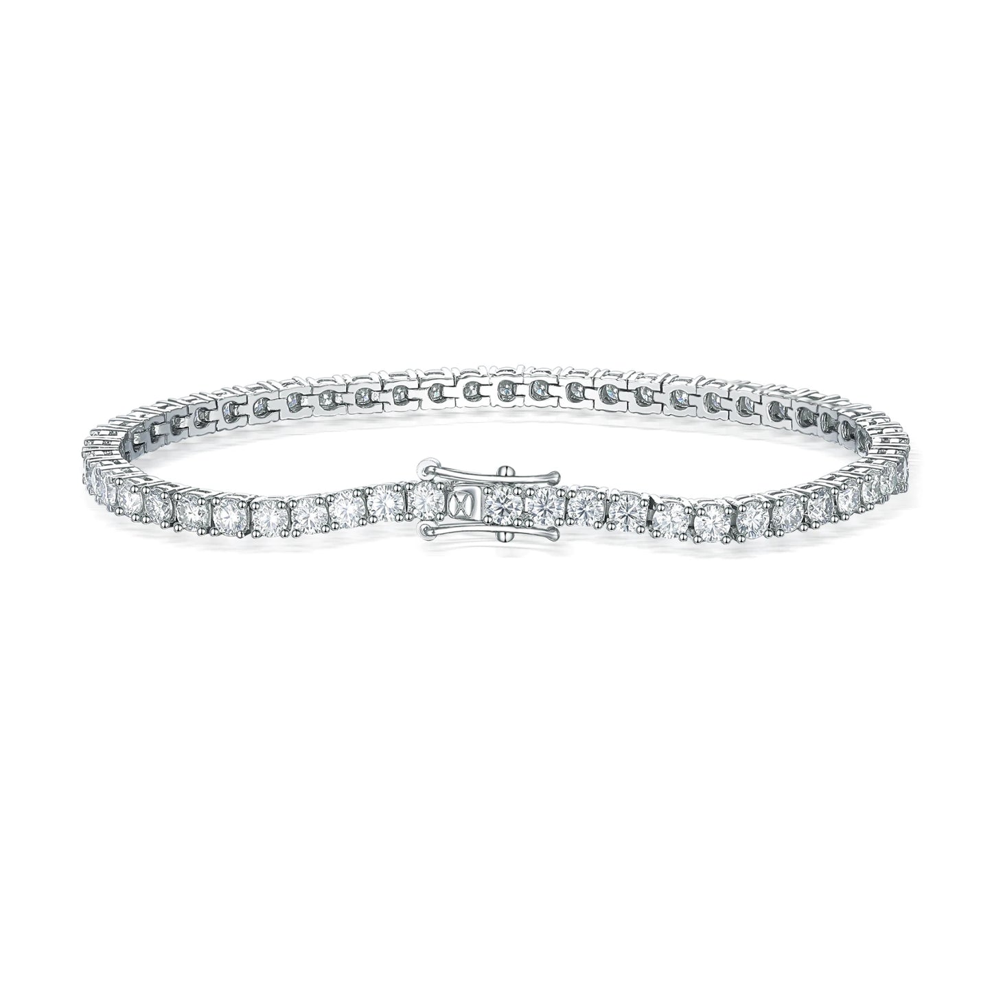 3mm Moissanite Tennis Bracelet