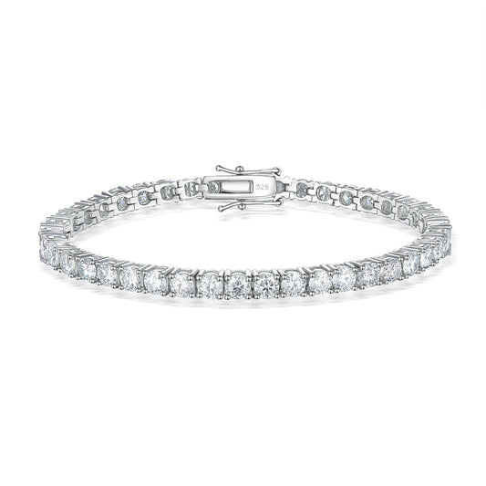 4mm Moissanite Tennis Bracelet