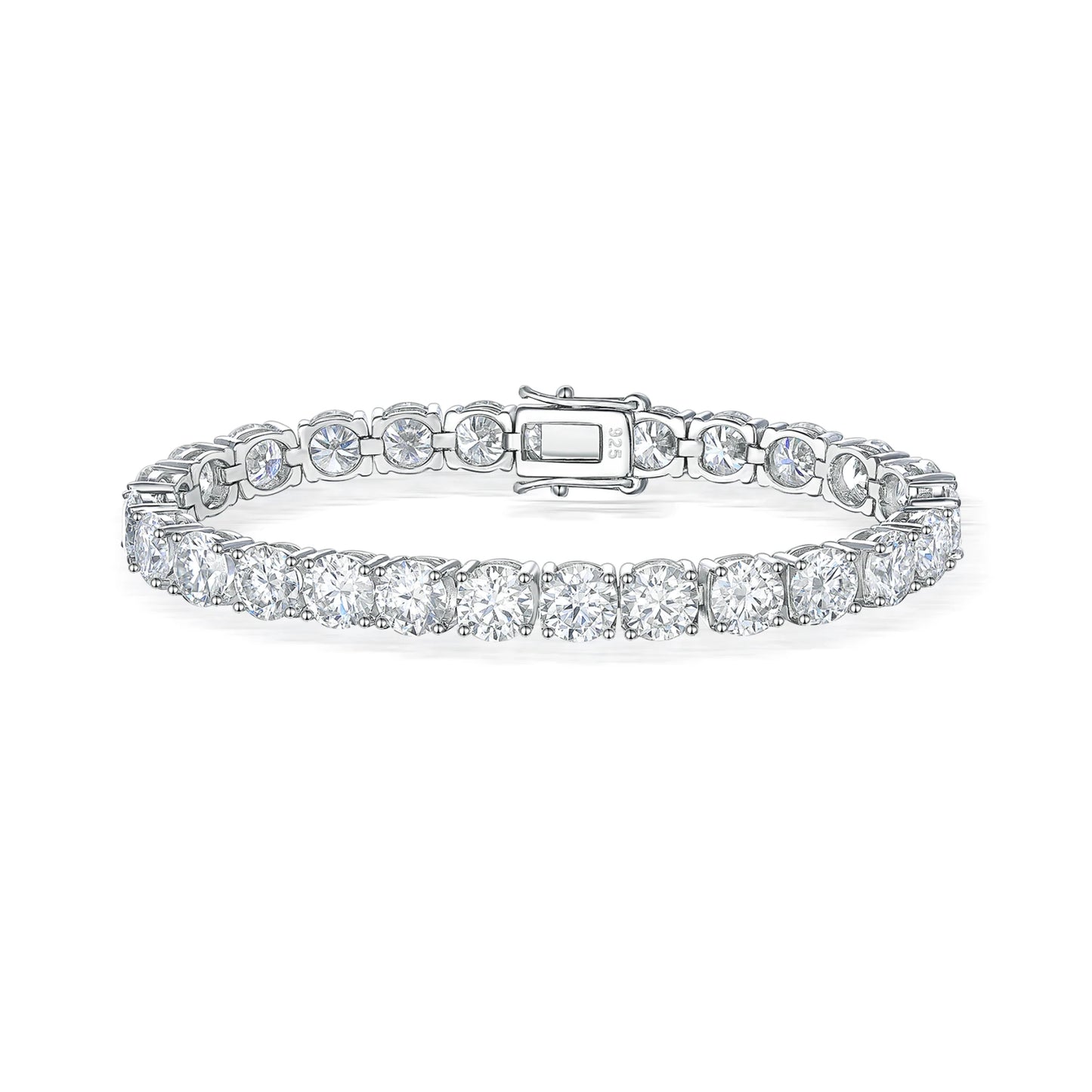 6.5mm Moissanite Tennis Bracelet